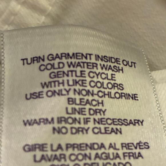 NYDJ 22W Capri Cropped Jeans White Denim - Picture 6 of 9